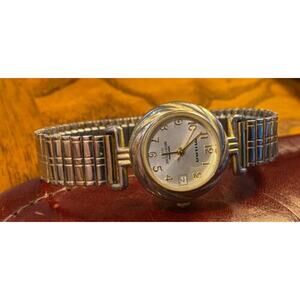 Women's 25mm Two Tone Milan Watch, Expansion Band, WR 100fty, Date Window